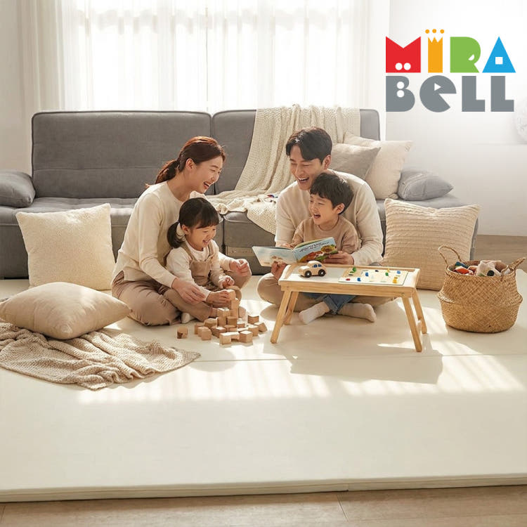 [미라벨] 아기유아 놀이방 몬스터 한판매트 층간소음방지 거실 폴더매트 향균형 240x280
