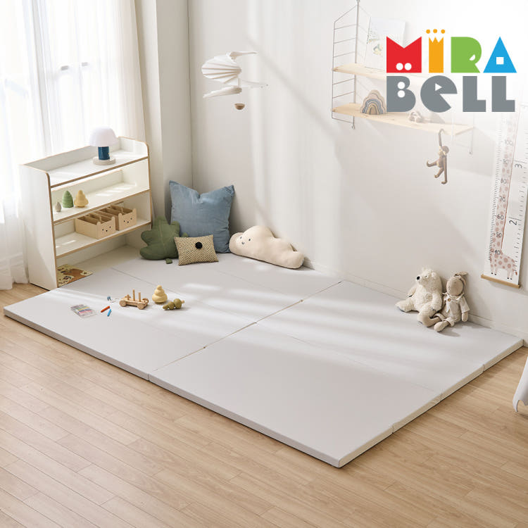 미라벨 엘린 유아 놀이방매트 층간소음 4단 항균형 유아매트 120x160 3color